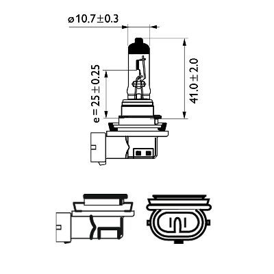 Лампа розжарювання, фара дальнього світла, Philips 12362WVUB1