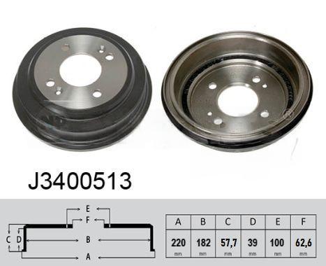 Гальмівний барабан, Nipparts J3400513