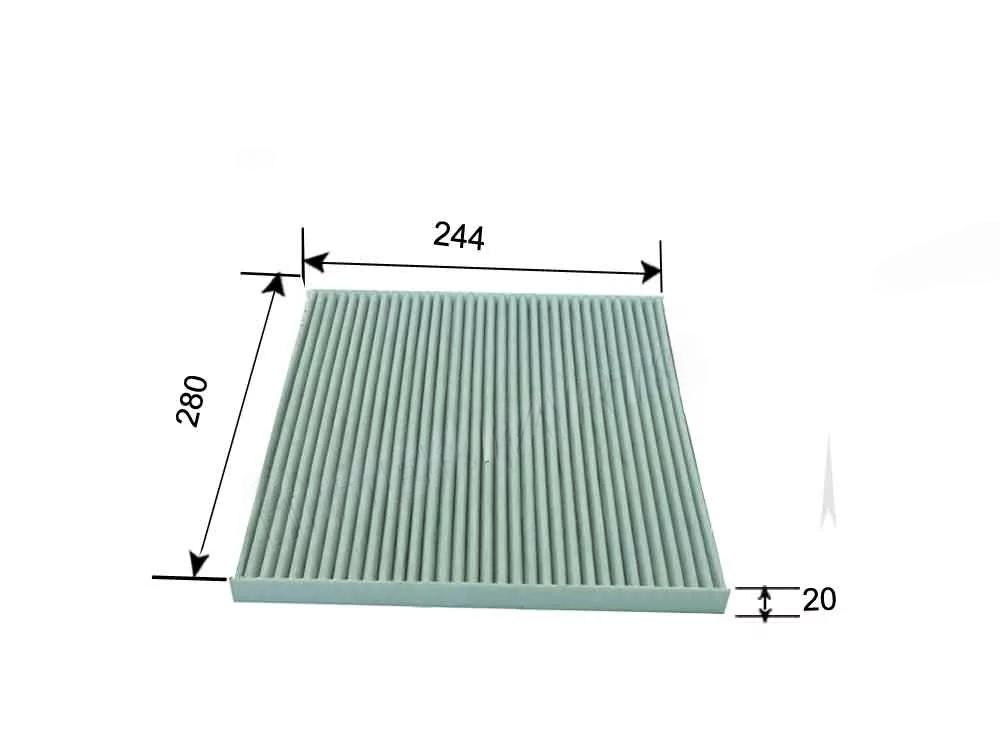 Фільтр повітряний кондиціонера (салона), Interparts IPCA-244C