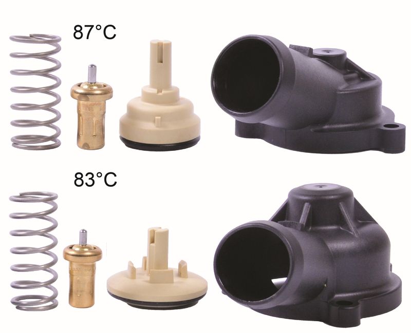 Термостат, охолоджувальна рідина, 83°C, 87°C, Gates TH704K1