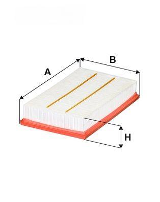 Повітряний фільтр, фільтрувальний елемент, VAG 1.0 MPI, 1.5 TSI, TGI 17-, Wix Filters WA9845