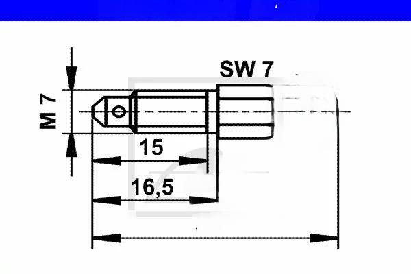 Повітровипускний гвинт/клапан, Ate 03.3518-4200.2