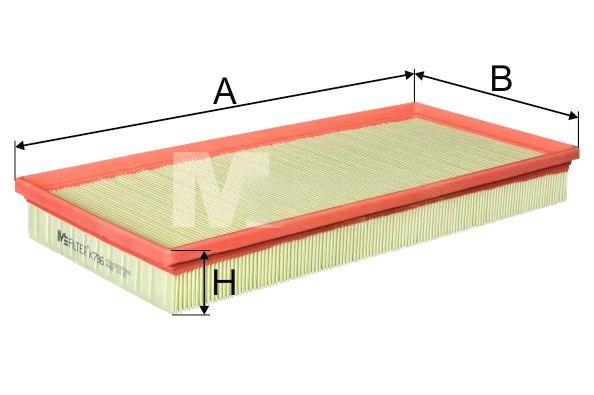 Повітряний фільтр, Mfilter K796