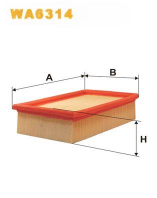 Повітряний фільтр, Wix Filters WA6314