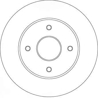 Гальмівний диск, Trw DF4452BS