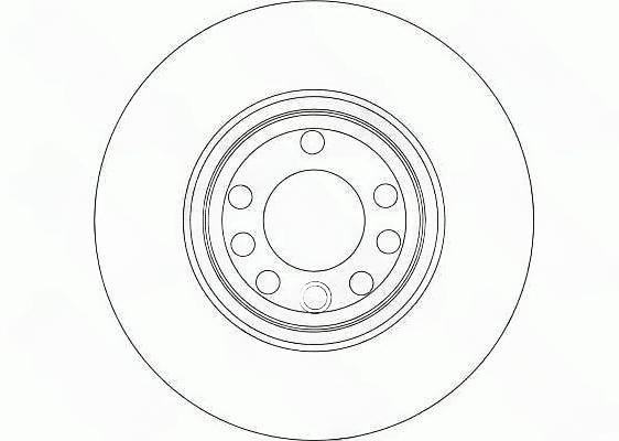 Гальмівний диск, повн., 278мм, кількість отворів 7, FIAT - OPEL - SAAB - VAUXHALL Croma/Signum/Vectra/9-3/9-3 Spor, Trw DF4266