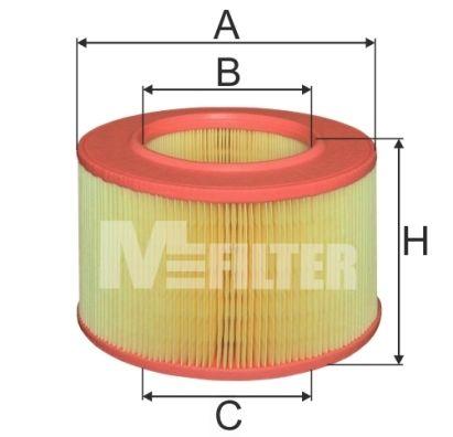 Повітряний фільтр, Mfilter A277