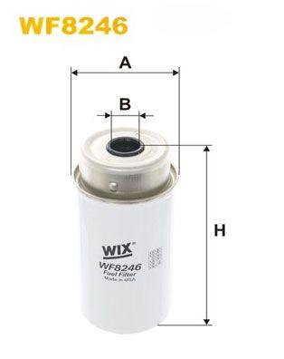 Фільтр палива, фільтр для накручування, Wix Filters WF8246