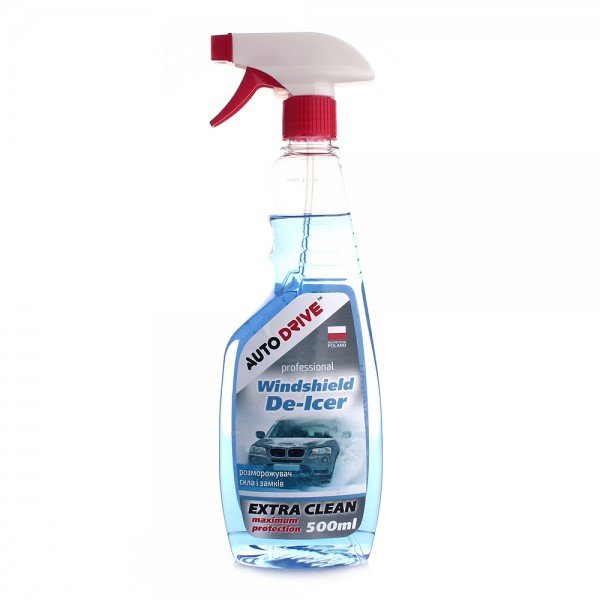 Засіб для усунення обмерзання, AUTO DRIVE Windshield DE-ICER 500 ml, Auto Drive AD0051