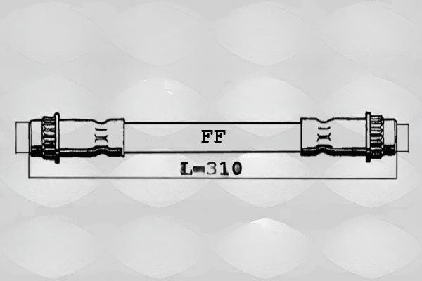 Гальмівний шланг, Sasic 6604033