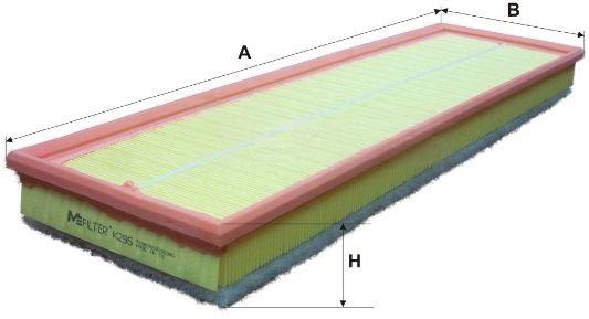 Повітряний фільтр, фільтрувальний елемент, BMW, Mfilter K295