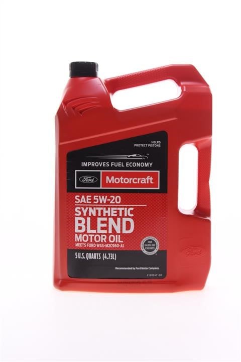 Моторна олива, Ford 5W-20 Motorcraft Synthetic Blend (5л), Motorcraft XO5W20-5Q3SP