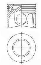 Поршень, Kolbenschmidt 41765620