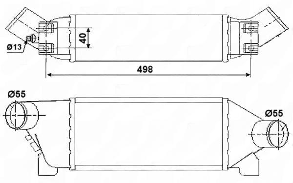 Охолоджувач наддувального повітря, Nrf 30259