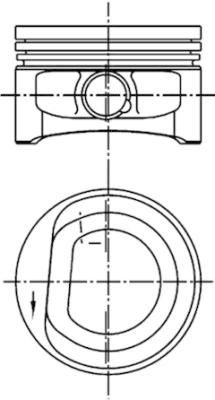 Поршень, Kolbenschmidt 99452600