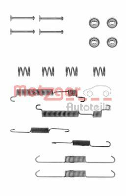 Комплект приладдя, гальмівна колодка, Metzger 105-0770