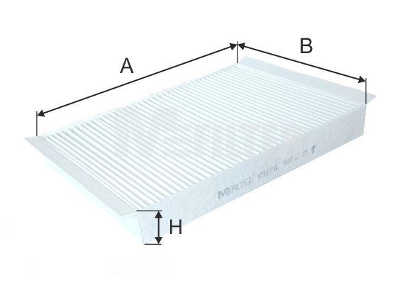 Фільтр, повітря у салоні, Mfilter K9174