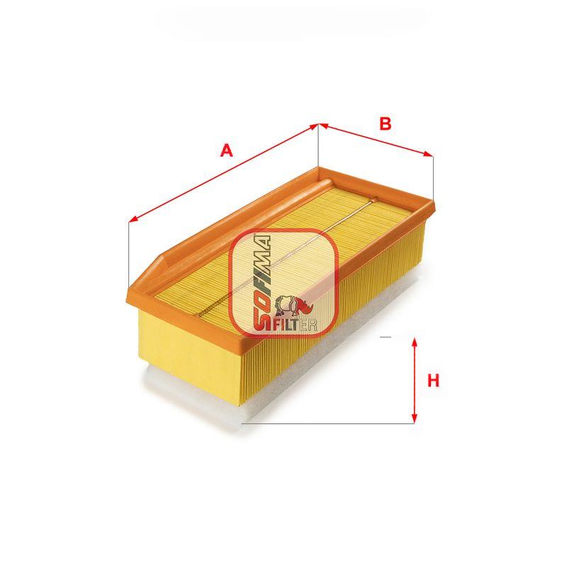 Повітряний фільтр, фільтрувальний елемент, DACIA-RENAULT-LADA Duster-Clio-Kaptur-Vesta-X-Ray 0.9-2.0, Sofima S3A16A