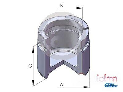 Поршень, гальмівний супорт, Autofren D0-2571