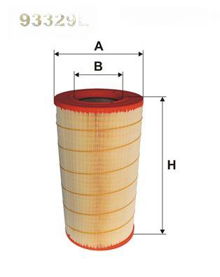 Повітряний фільтр, Wix Filters 93329E