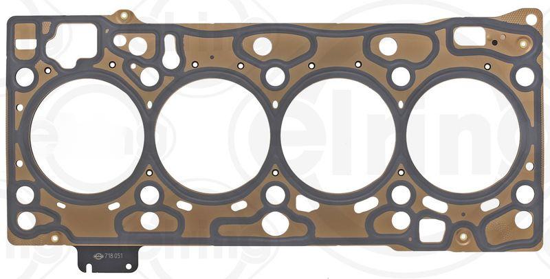 Ущільнення, голівка циліндра, AUDI прокладка гбц 1К SEAT LEON 12-, SKODA OCTAVIA III, Elring 718.051
