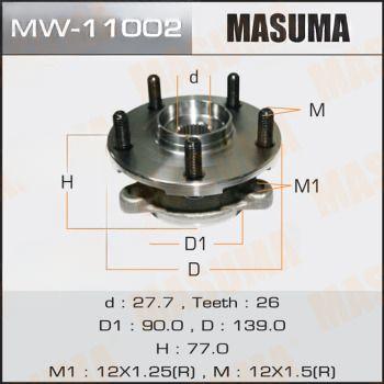 Комплект колісних підшипників, Masuma MW11002