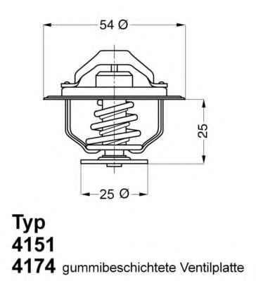 Термостат, Wahler 4151.79D