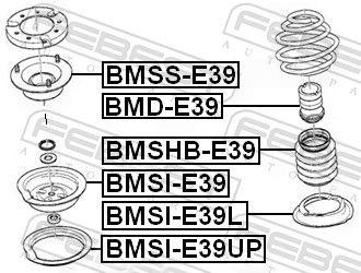 Тарілка пружини, знизу, передня вісь, BMW передньої нижня, Febest BMSI-E39L