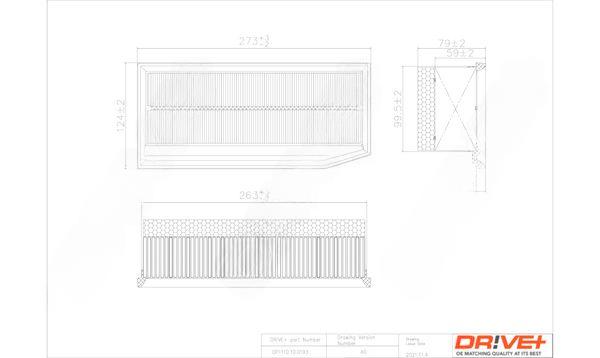 Повітряний фільтр, Dr!Ve+ DP1110.10.0193
