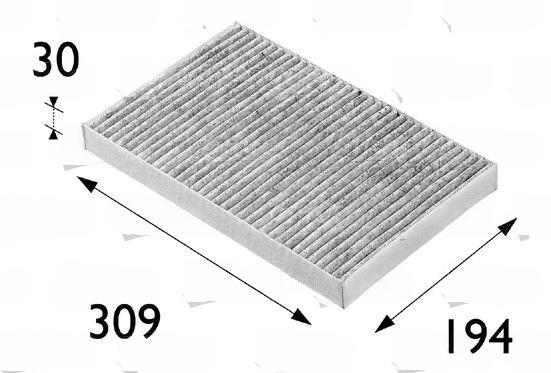 Фільтр, повітря у салоні, Valeo 698682