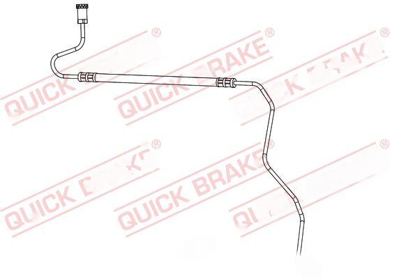 Гальмівний шланг, Quick Brake 96.017