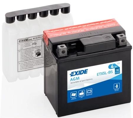 Акумулятор, Exide YTX5L-BS