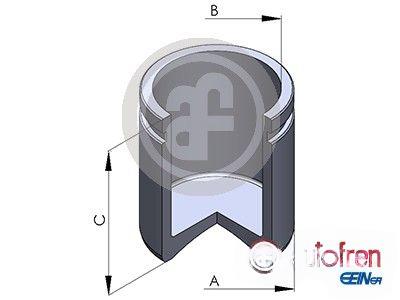 Поршень, гальмівний супорт, Autofren D0-2561