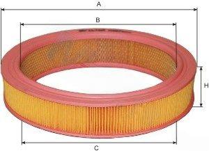 Повітряний фільтр, фільтрувальний елемент, FORD Sierra, Mfilter A387