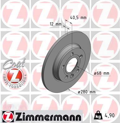 Гальмівний диск, Zimmermann 600.3213.20