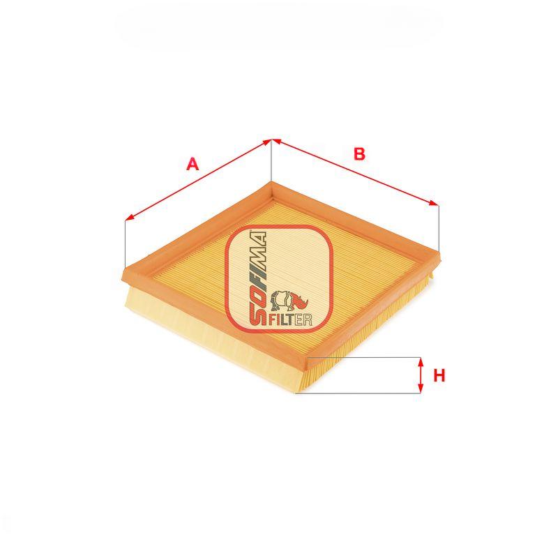 Повітряний фільтр, фільтрувальний елемент, Sofima S3713A