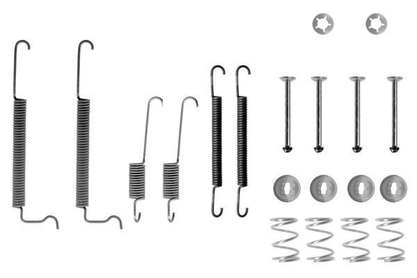 Комплект приладдя, гальмівна колодка, OPEL KADETT E -95, Bosch 1987475122