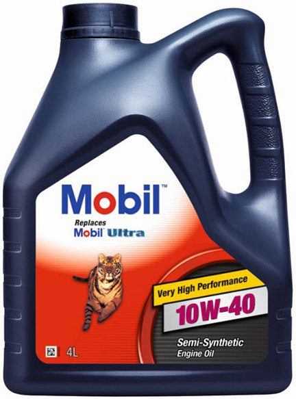 Олива моторна mobil 10w-40 4л (шт.), Mobil 157411