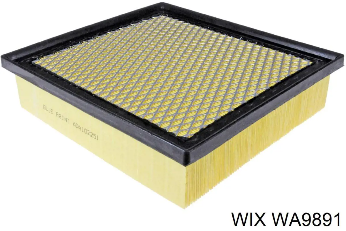 Повітряний фільтр, фільтрувальний елемент, Wix Filters WA9891