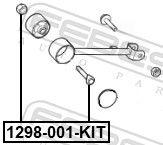 Гвинт для коригування розвалу, Febest 1298-001-KIT