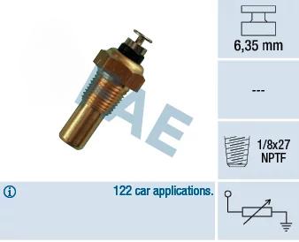 Датчик, температура охолоджувальної рідини, Fae 32070