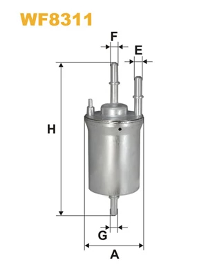 Фільтр палива, магістральний фільтр, Wix Filters WF8311