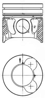 Поршень, Kolbenschmidt 99700610
