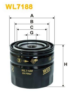 Оливний фільтр, Wix Filters WL7188