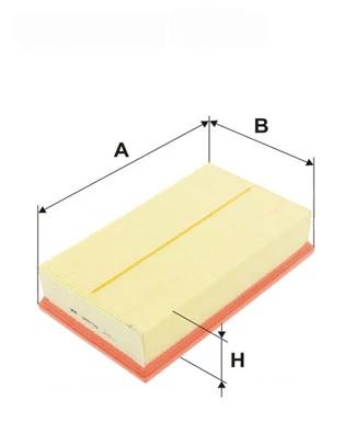 Повітряний фільтр, фільтрувальний елемент, Audi A3 III, TT III, Seat Leon III, Skoda Octavia III, Superb III, Vo Wix Filters (WA9759), Wix Filters