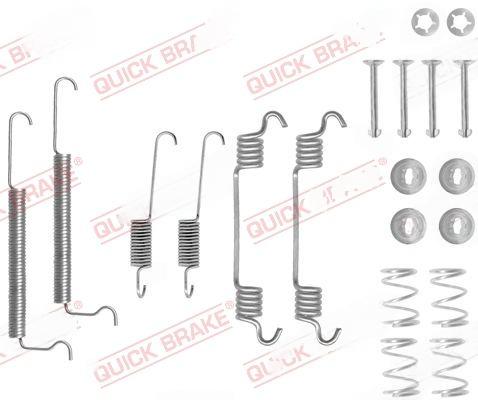 Комплект приладдя, гальмівна колодка, Quick Brake 105-0709