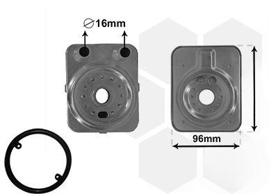 Охолоджувач оливи, моторна олива, Van Wezel 58003093