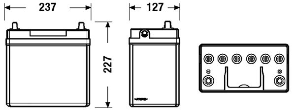 Стартерний акумулятор, Centra CB456