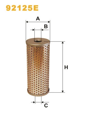 Гідравлічний фільтр, механізм рульового керування, Wix Filters 92125E