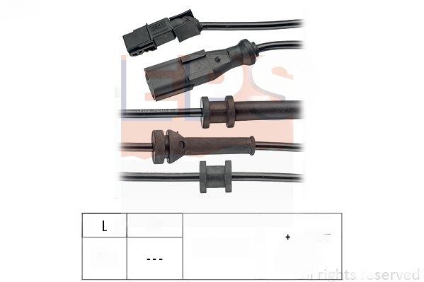 Датчик, кількість обертів колеса, RENAULT LAGUNA II 1.6-3.0 03.01-, Eps 1960154